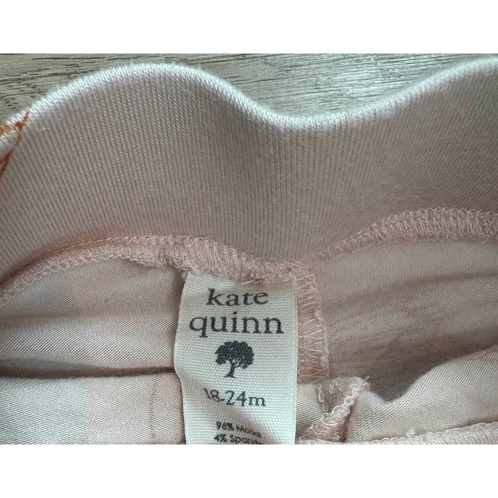 Kate Quinn Swan Pull On Leggings Bamboo Preppy Girly Coquette Minimalist Cottage - Picture 4 of 5
